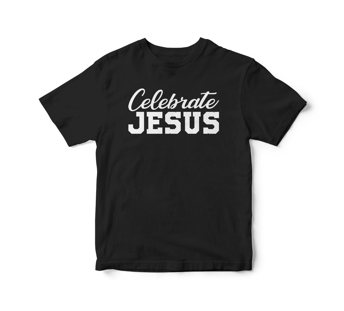 CELEBRATE JESUS TEE - BLACK/WHITE