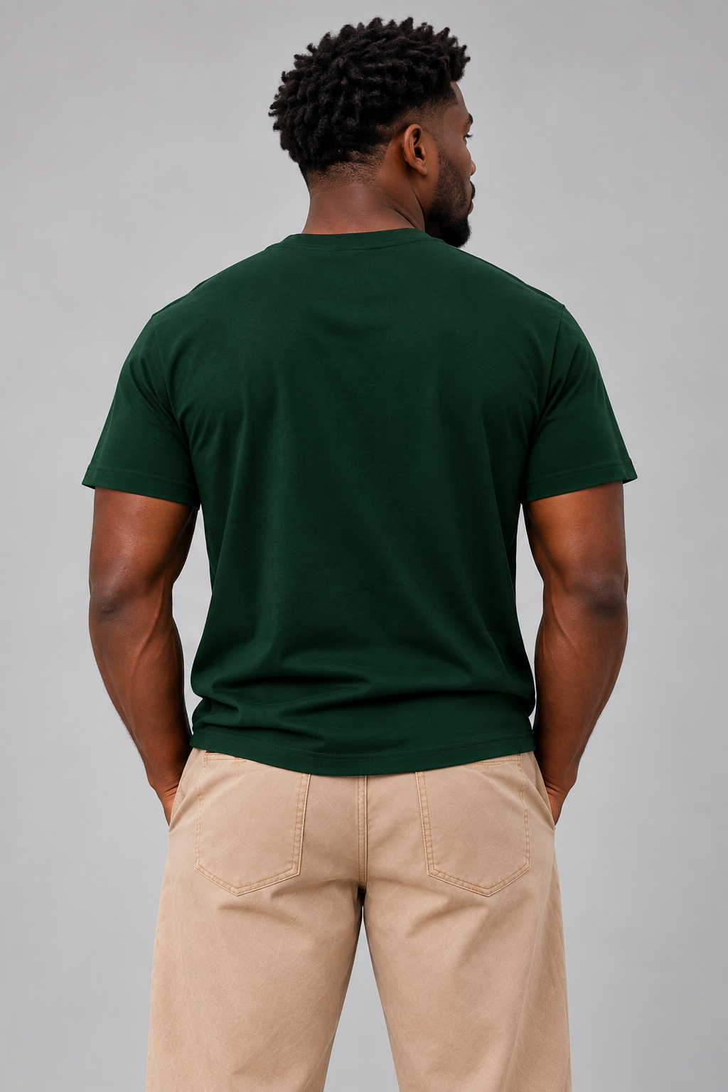 PGTH SIGNATURE TEE - FOREST GREEN