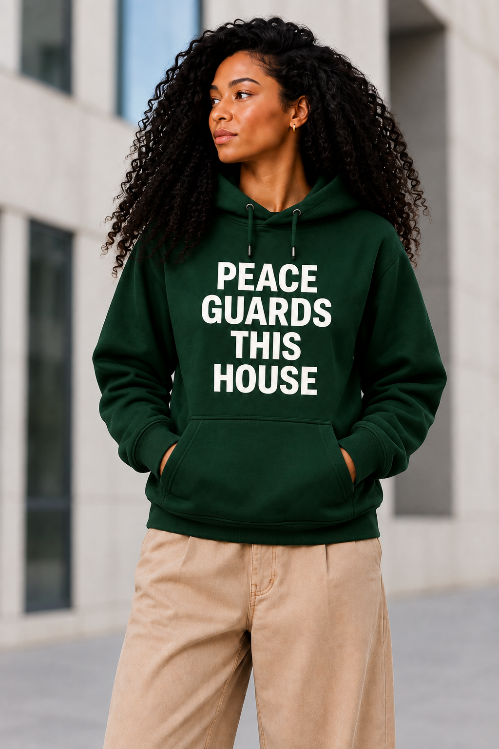PGTH SIGNATURE HOODIE - FOREST GREEN