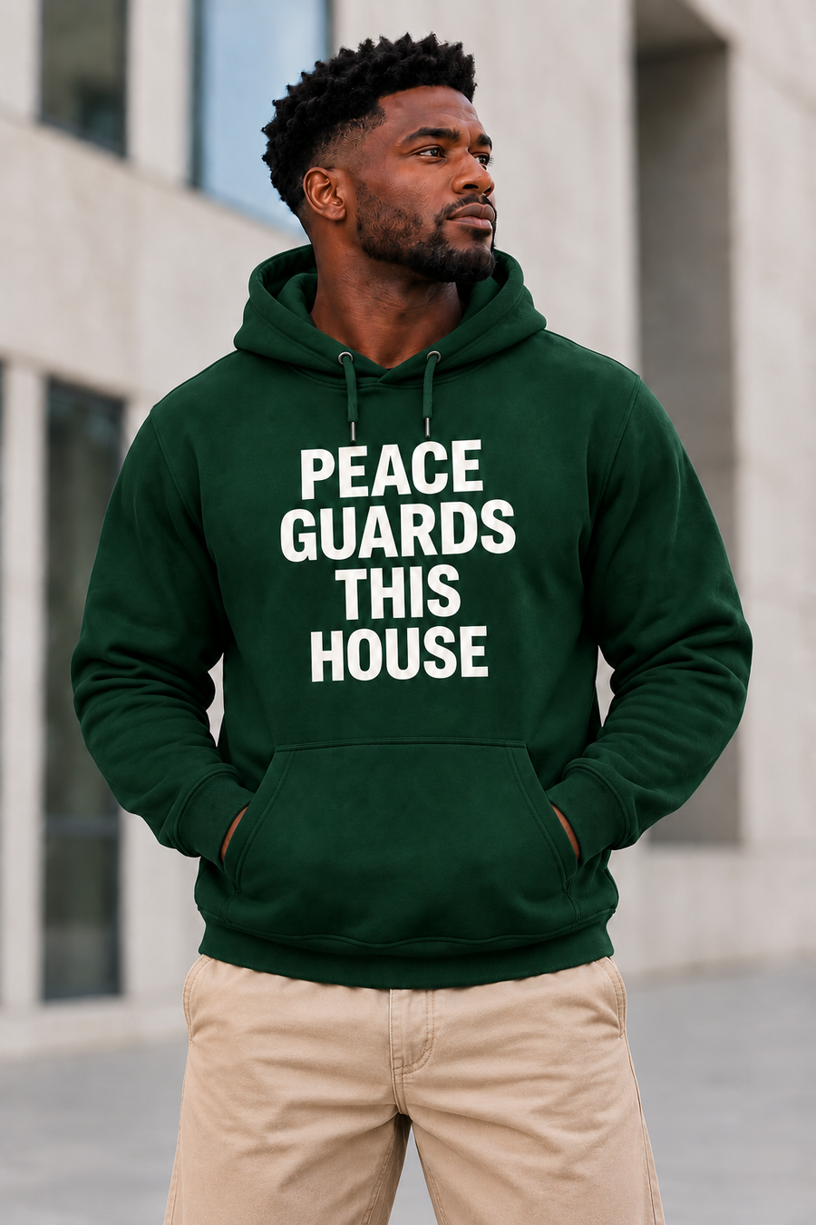 PGTH SIGNATURE HOODIE - FOREST GREEN