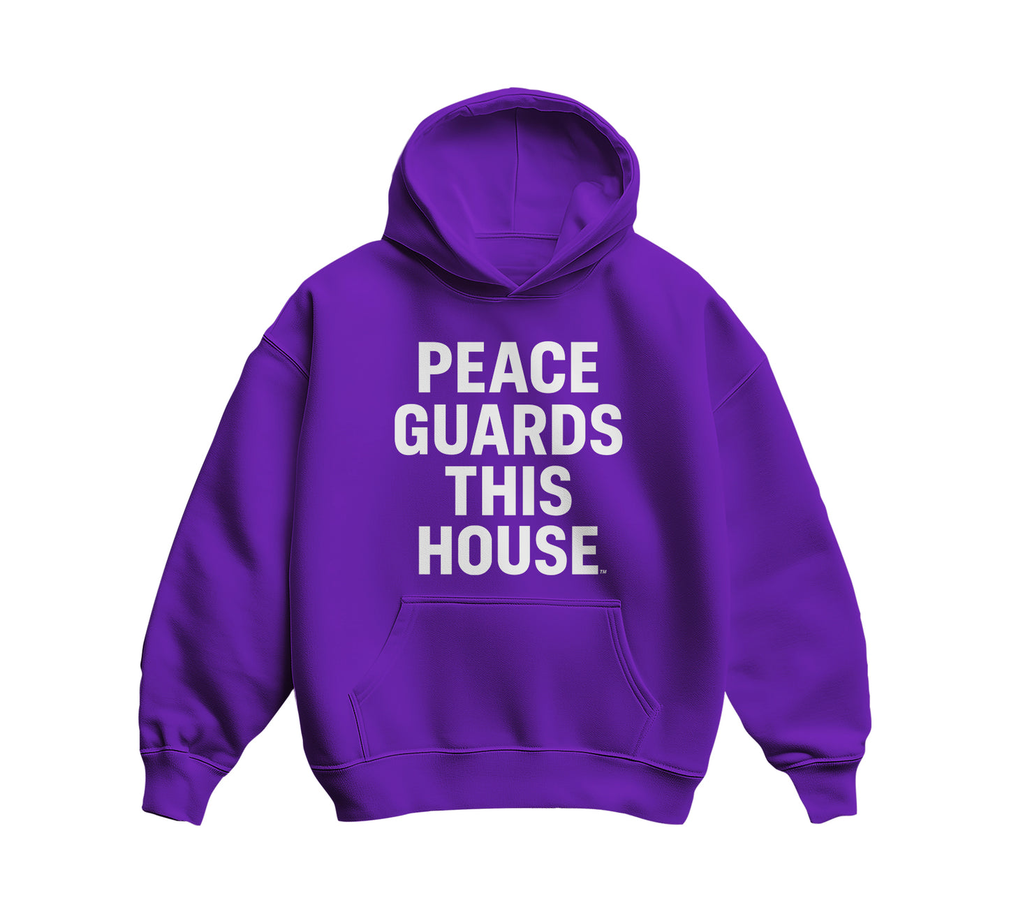 PGTH SIGNATURE HOODIE - PURPLE/WHITE