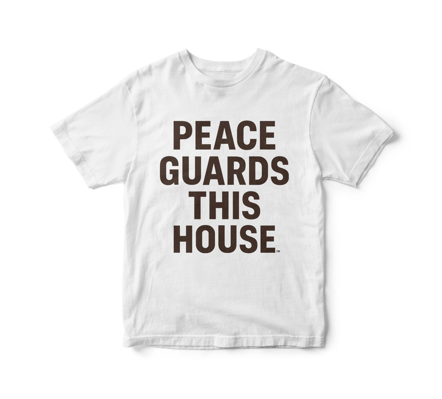 PGTH SIGNATURE TEE - WHITE/BROWN