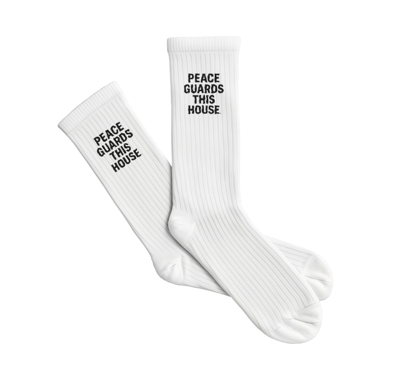 PGTH WHITE/BLACK SOCKS