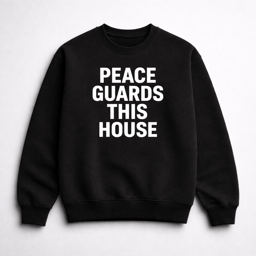 PGTH SIGNATURE SWEATSHIRT - BLACK/WHITE