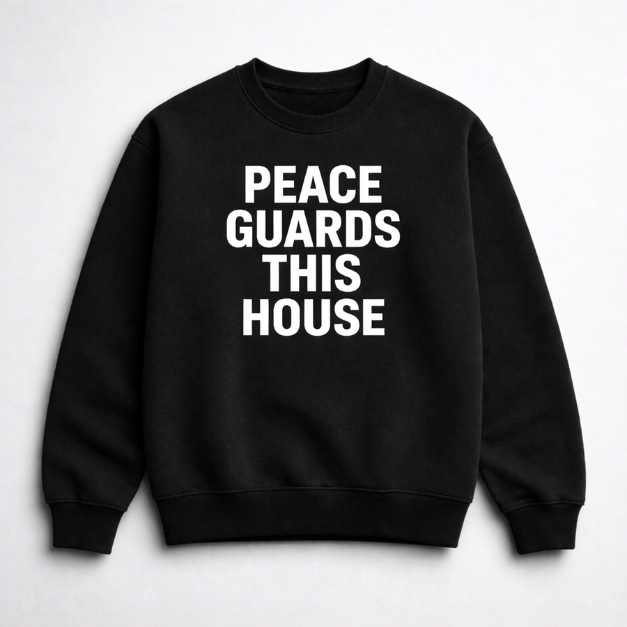 PGTH SIGNATURE SWEATSHIRT - BLACK/WHITE