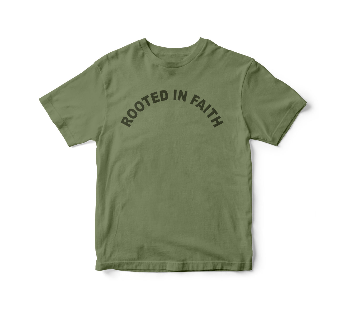 ROOTED IN FAITH TEE - MINT