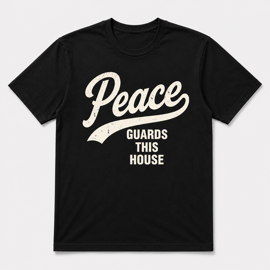 VINTAGE PEACE TEE - BLACK