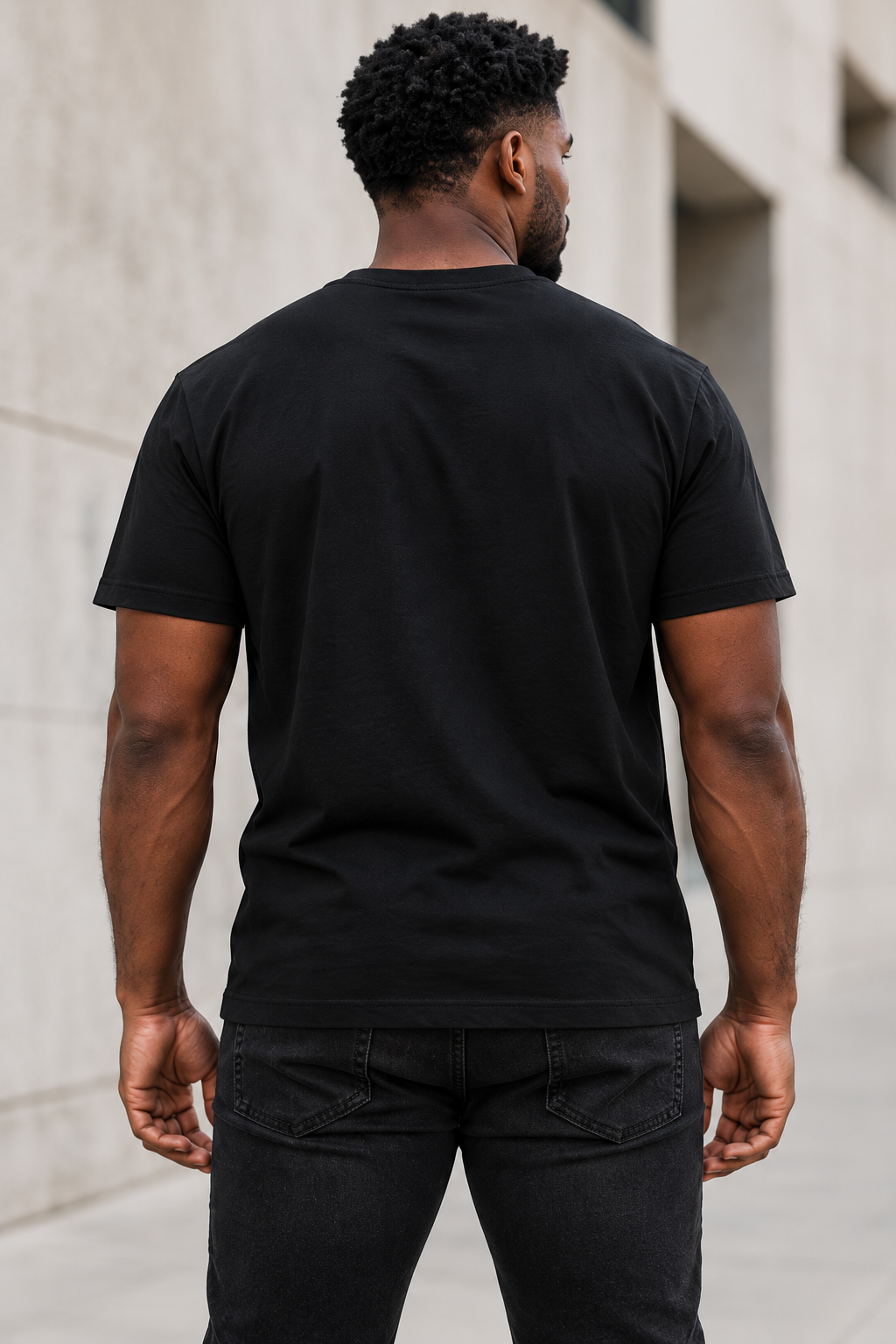 VINTAGE PEACE TEE - BLACK