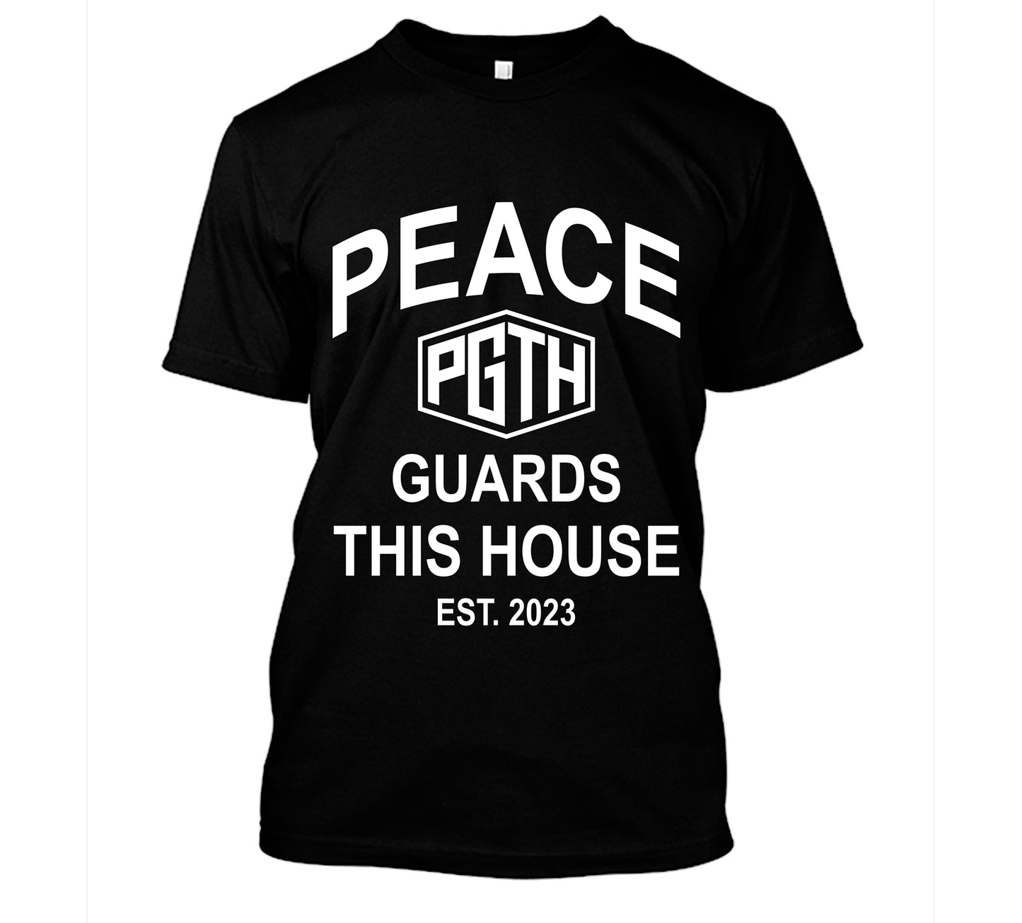 PGTH LOGO TEE - BLACK/WHITE