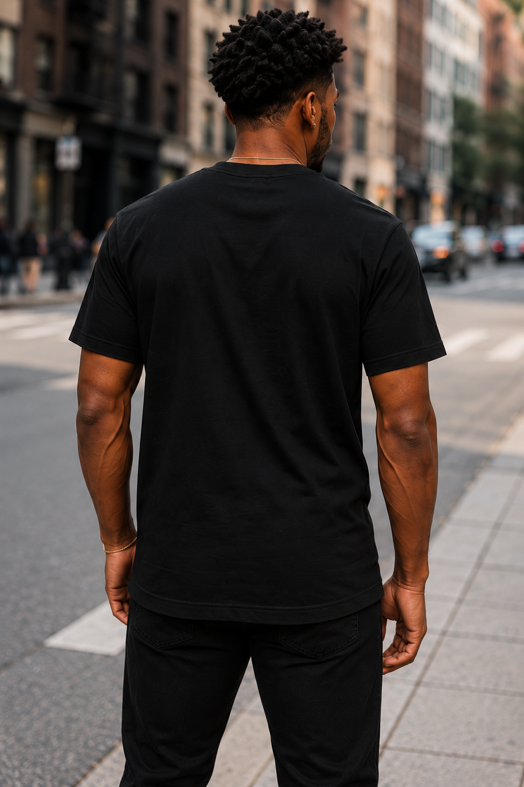 PGTH SIGNATURE TEE - BLACK/BONE