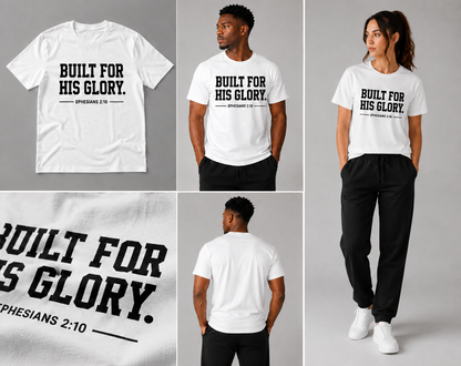 BUILT FOR GLORY TEE - WHITE
