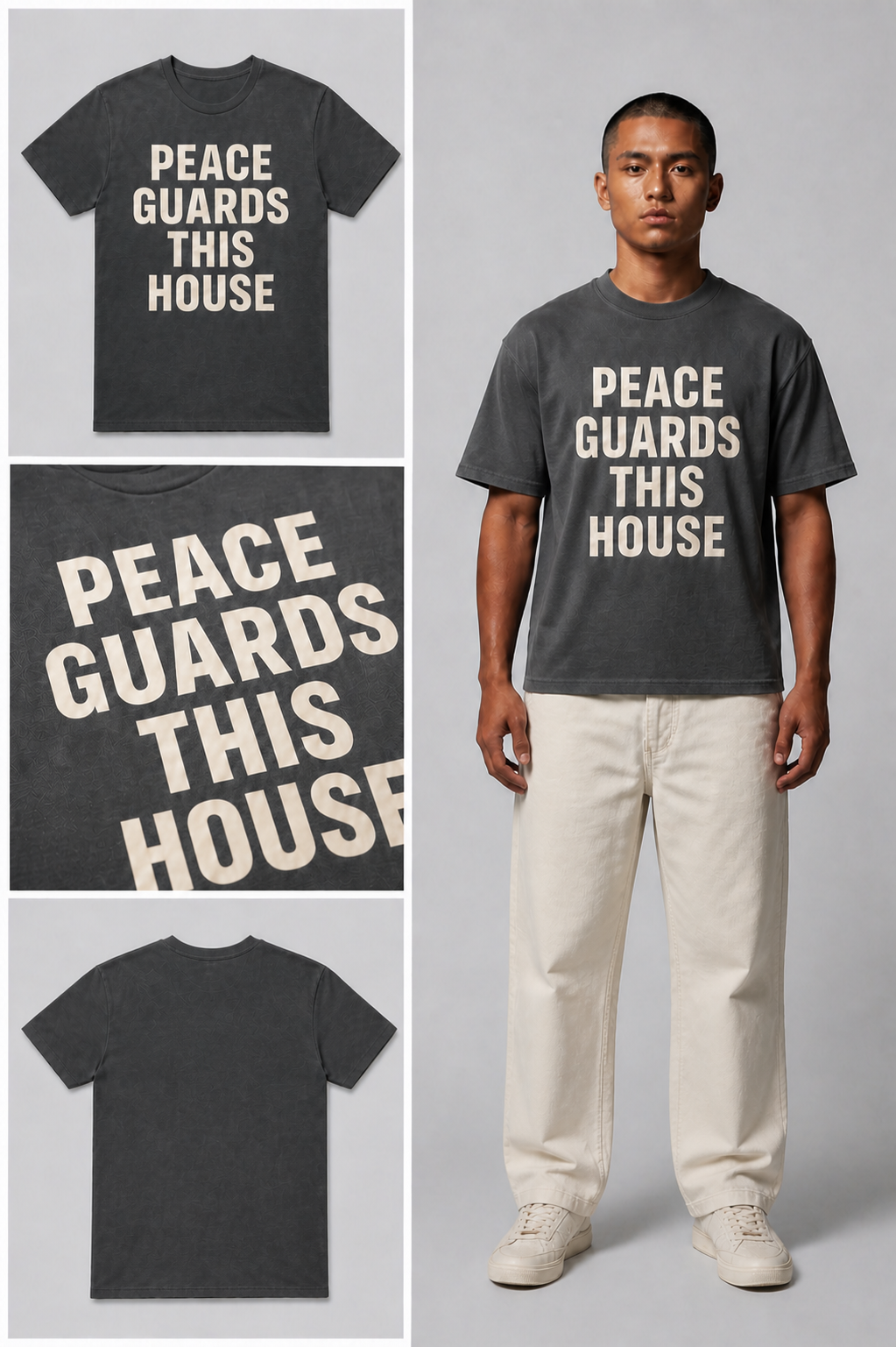 PGTH SIGNATURE TEE - CHARCOAL
