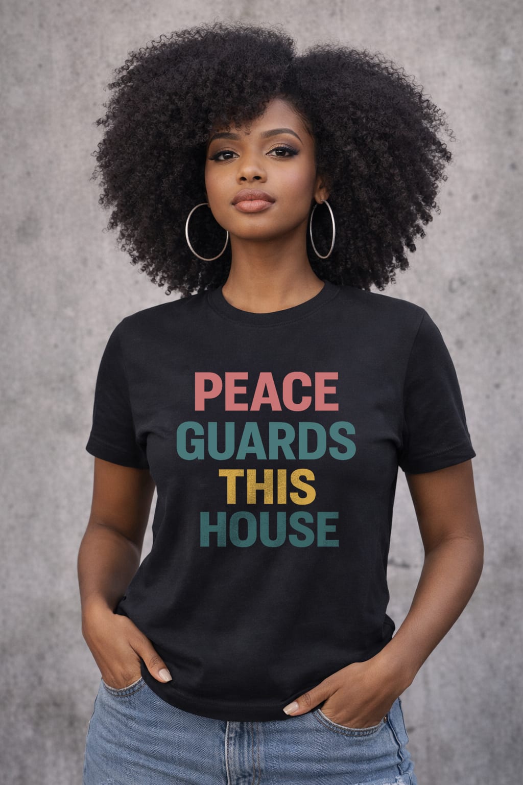 PGTH SIGNATURE TEE - BLACK/MULTICOLOR