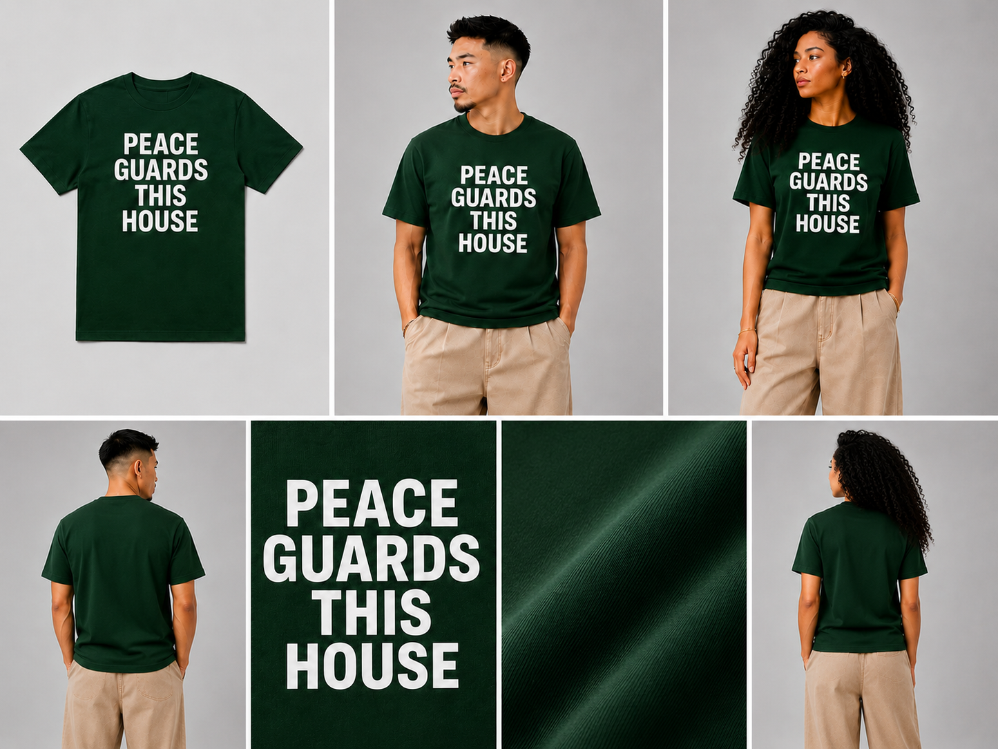 PGTH SIGNATURE TEE - FOREST GREEN