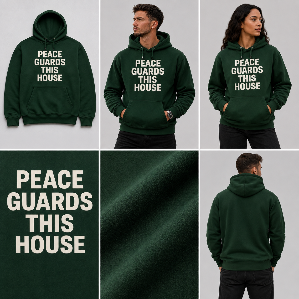 PGTH SIGNATURE HOODIE - FOREST GREEN