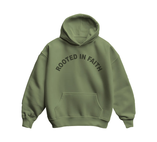 ROOTED IN FAITH HOODIE - MINT