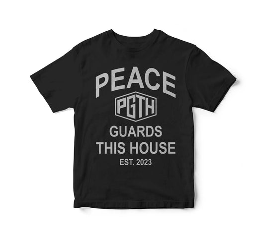 PGTH LOGO TEE - BLACK/SILVER