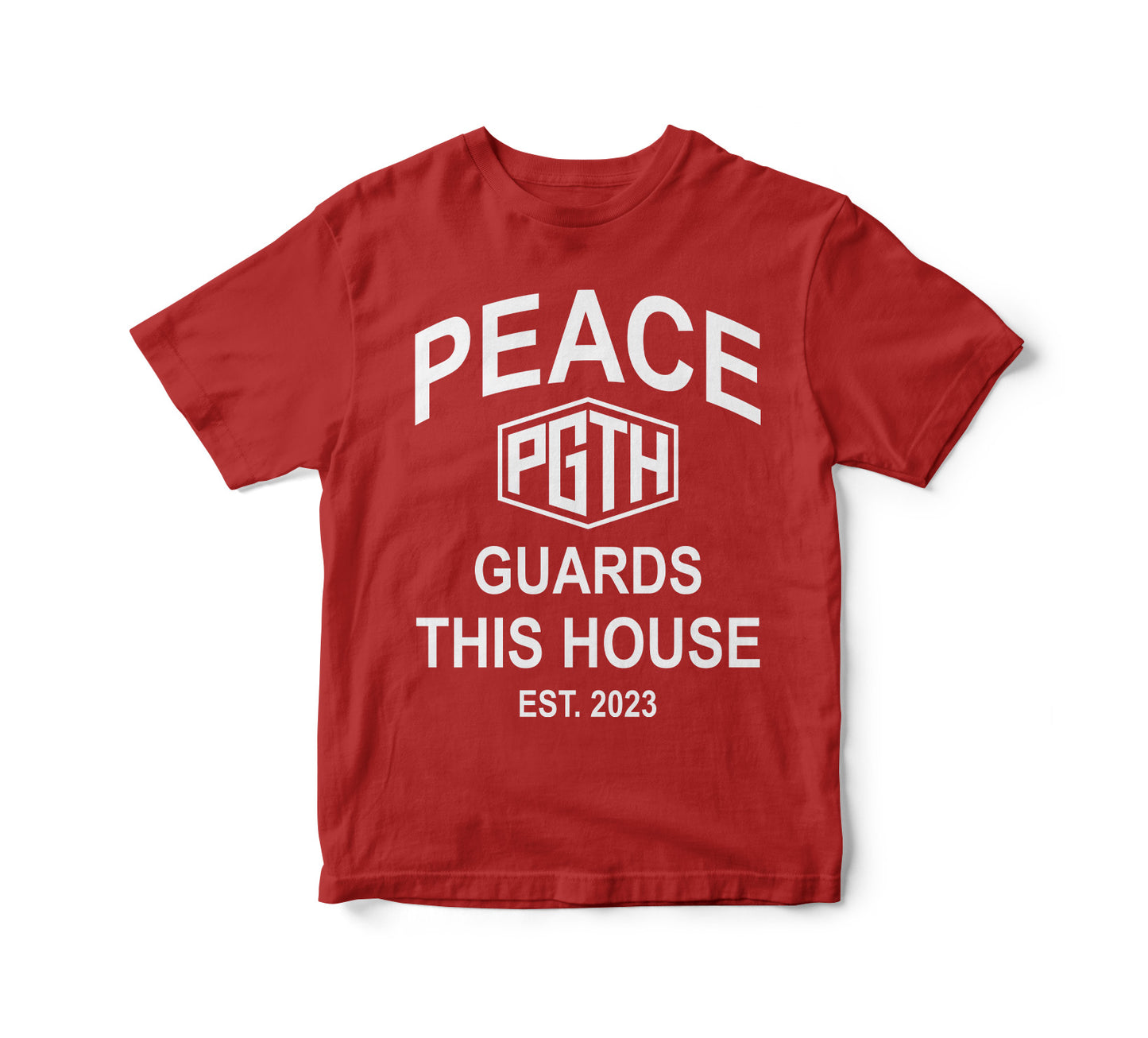 PGTH LOGO TEE - RED/WHITE