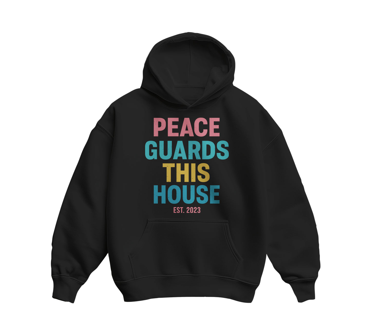 PGTH SIGNATURE HOODIE - BLACK/MULTICOLOR