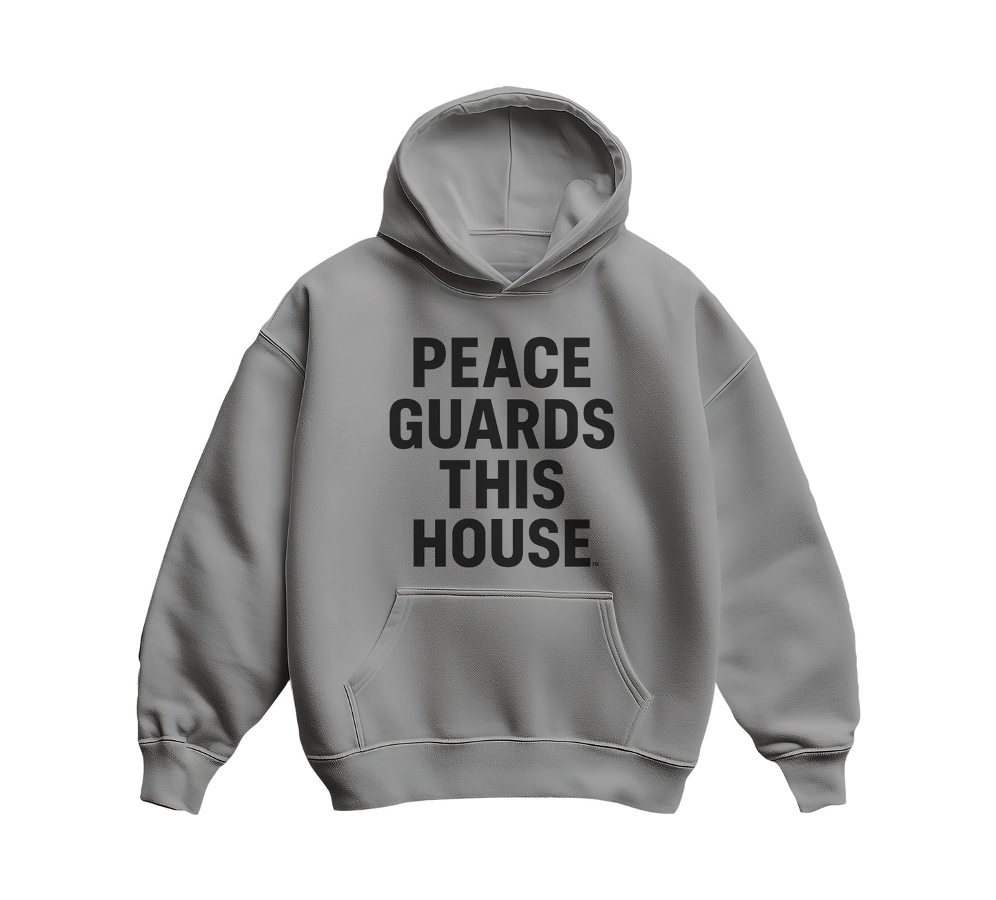 PGTH SIGNATURE HOODIE - HEATHER GREY/BLACK