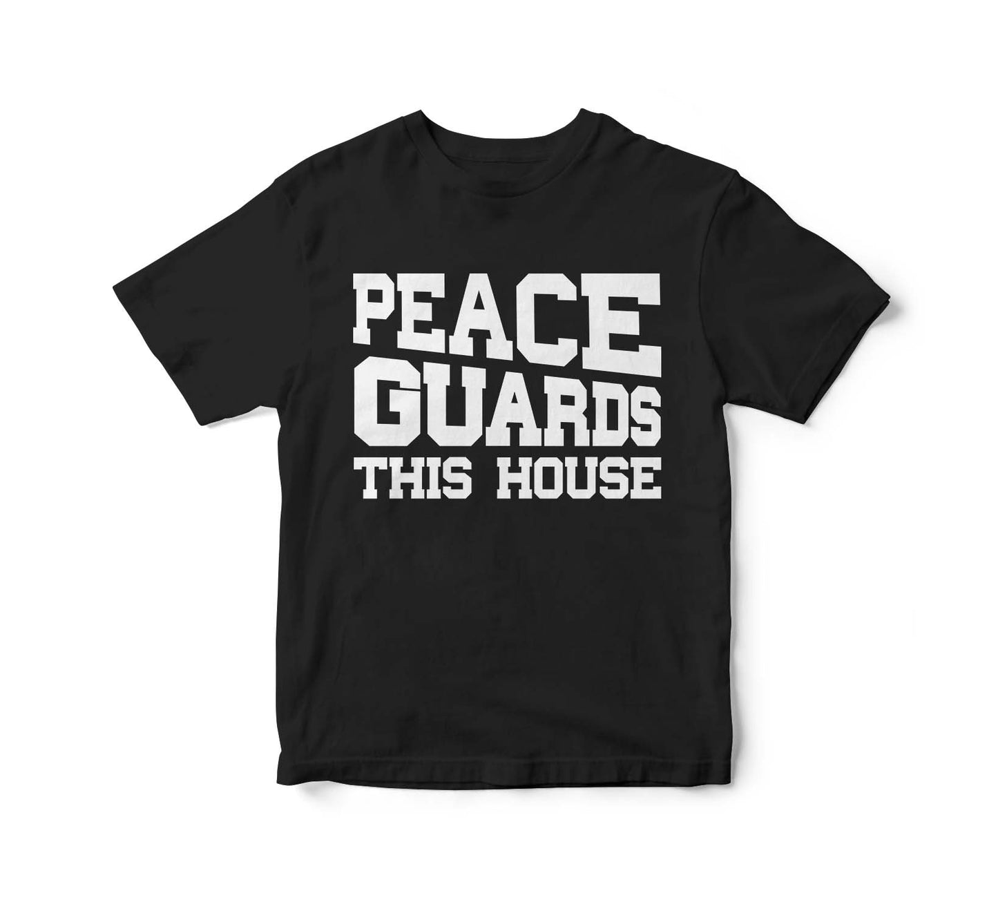 PGTH SLANTED TEE - BLACK/WHITE