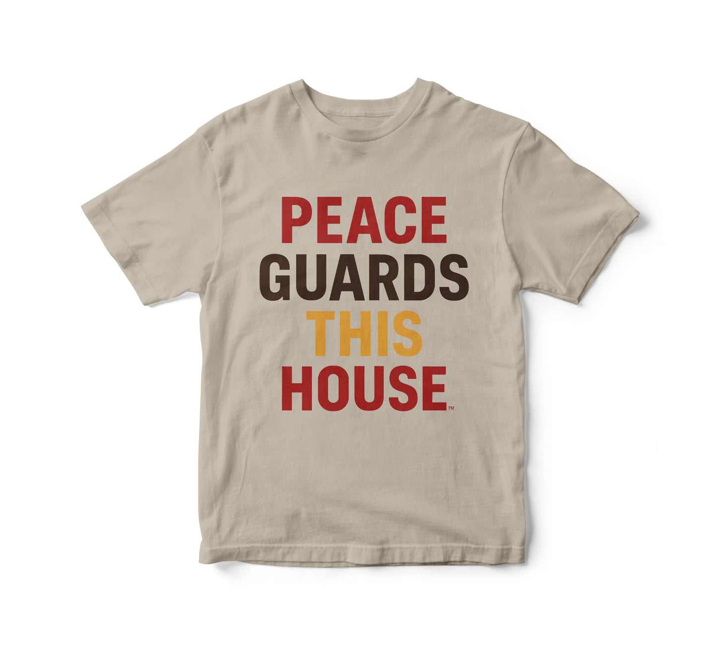 PGTH SIGNATURE TEE - TAN/MULTI-COLOR