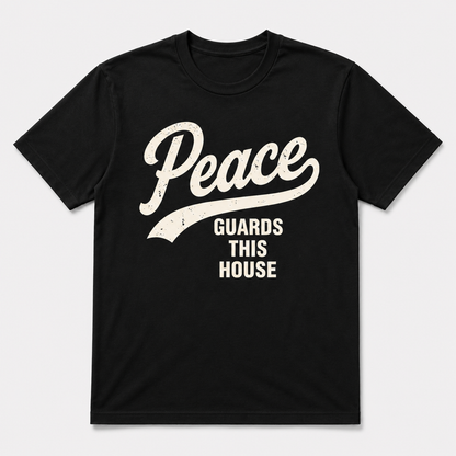 VINTAGE PEACE TEE - FLATY LAY BLACK