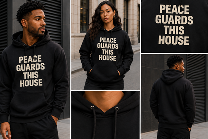 PGTH SIGNATURE HOODIE - BLACK/BONE