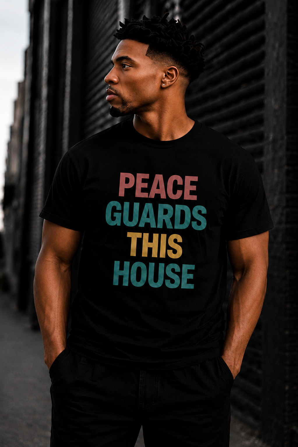 PGTH SIGNATURE TEE - MULTICOLOR - BLACK