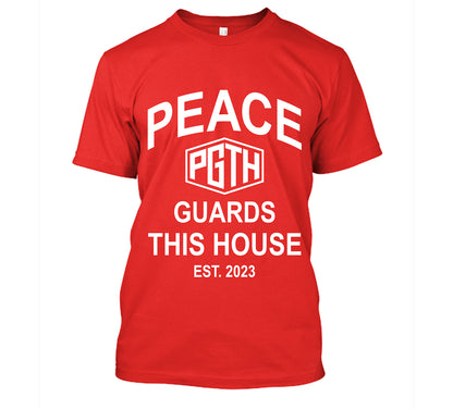 PGTH LOGO TEE - RED/WHITE