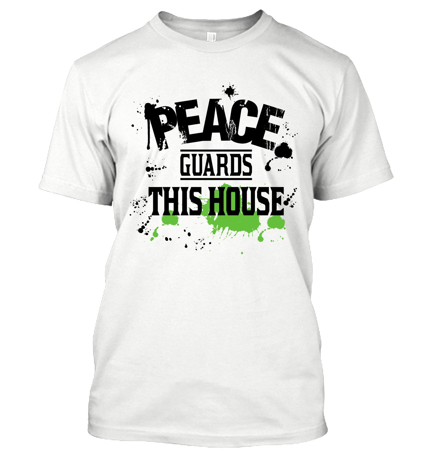 PGTH SPRAY PAINTED TEE - WHITE/GREEN